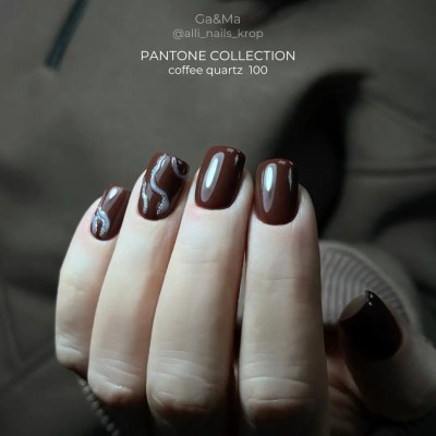 Gel polish Pantone 100 Coffee quLiquid pastelz 10 ml GAMA