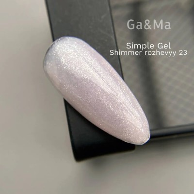 GAMA Simple Gel 023 Shimmer Pink 15 ml