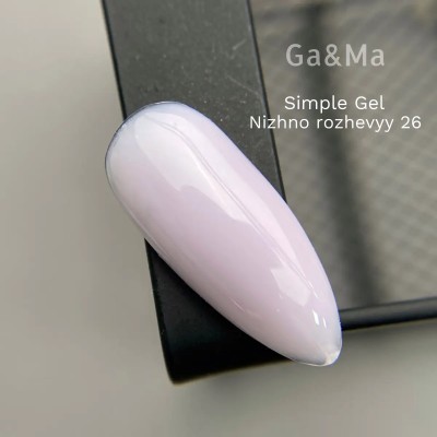 GAMA Simple Gel 026 Pale Pink 15 ml