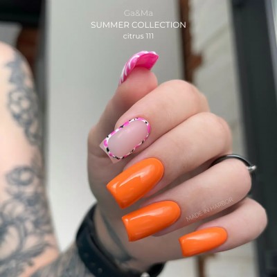 Gel polish Summer 111 Citrus 10 ml GAMA