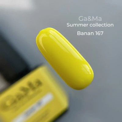 Gel polish Summer 167 Banana 10 ml GAMA
