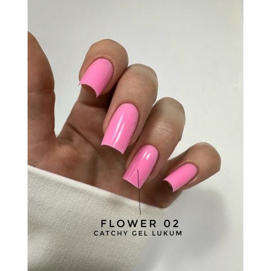 Builder Gel Catchy no.02 LUKUM 30 ml (Flower)