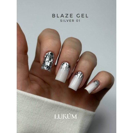 Blaze gel no.01 LUKUM 5 ml (Silver)