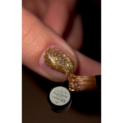 Platinum gel paint no.03 LUKUM 5 ml (Gold)
