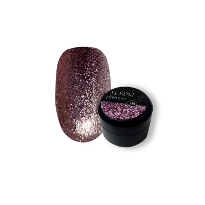 Platinum gel paint no.04 LUKUM 5 ml (Warm Rose)