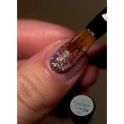 Platinum gel paint no.04 LUKUM 5 ml (Warm Rose)