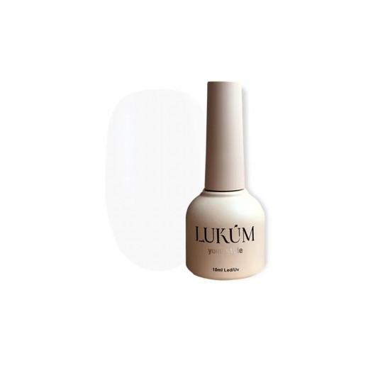 Gel polish 030 LUKUM 10 ml (White classic)