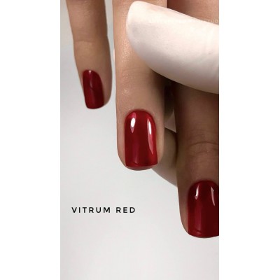 Gel polish Vitrum red LUKUM 10 ml