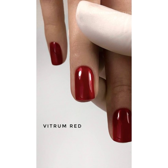 Gel polish Vitrum red LUKUM 10 ml