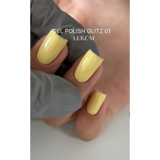 Gel polish Glitz 01 LUKUM 10 ml