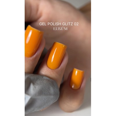 Gel polish Glitz 02 LUKUM 10 ml