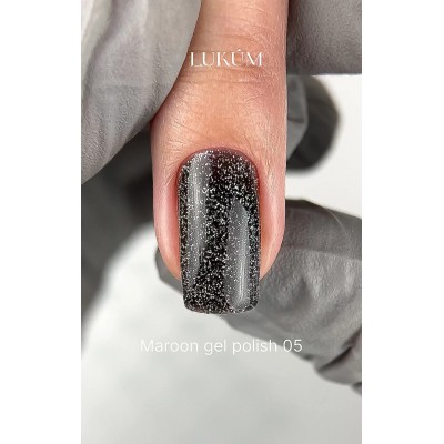 Gel polish Maroon Collection no.05 LUKUM 10 ml 