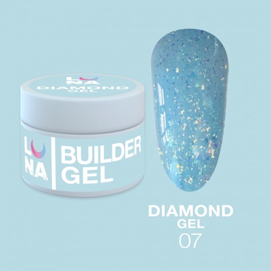 Builder Diamond Gel no.7 15 ml Lunamoon