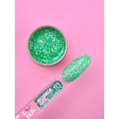 Nail glitter Bubble Gel no.10 5ml Lunamoon
