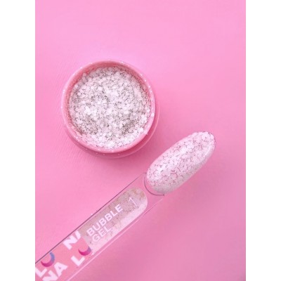 Nail glitter Bubble Gel no.1 5ml Lunamoon