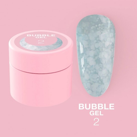 Nail glitter Bubble Gel no.2 5ml Lunamoon