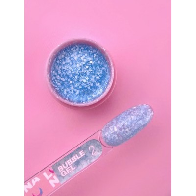 Nail glitter Bubble Gel no.2 5ml Lunamoon