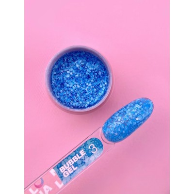 Nail glitter Bubble Gel no.3 5ml Lunamoon