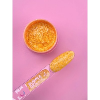 Nail glitter Bubble Gel no.4 5ml Lunamoon
