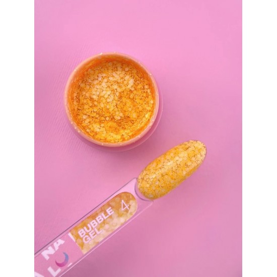 Nail glitter Bubble Gel no.4 5ml Lunamoon