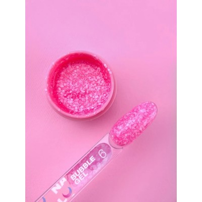 Nail glitter Bubble Gel no.6 5ml Lunamoon