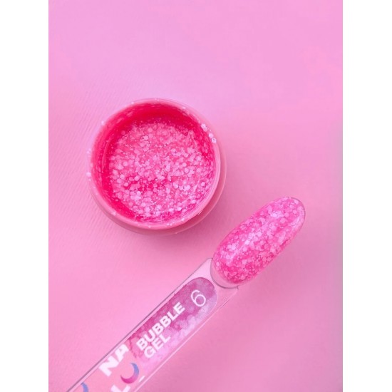 Nail glitter Bubble Gel no.6 5ml Lunamoon