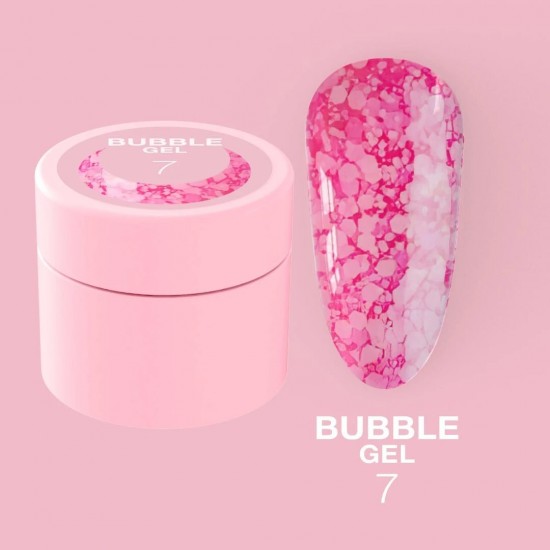 Nail glitter Bubble Gel no.7 5ml Lunamoon
