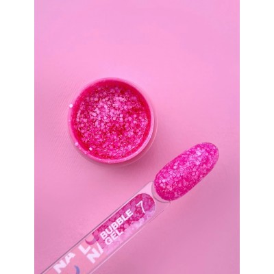 Nail glitter Bubble Gel no.7 5ml Lunamoon