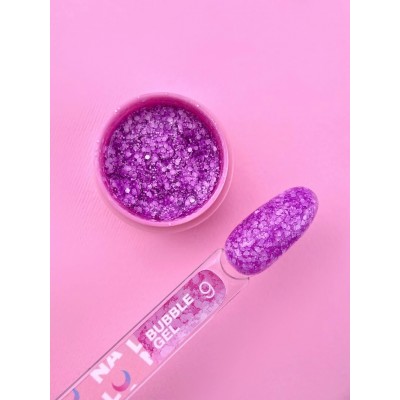Nail glitter Bubble Gel no.9 5ml Lunamoon