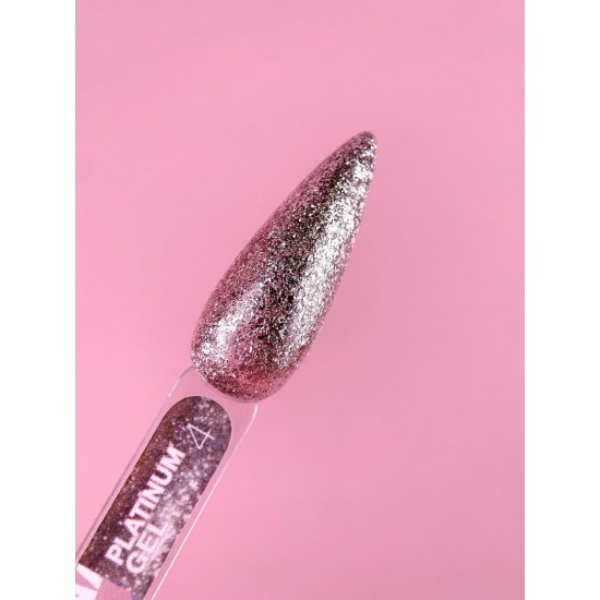Nail glitter Platinum Gel no.4 5ml Lunamoon