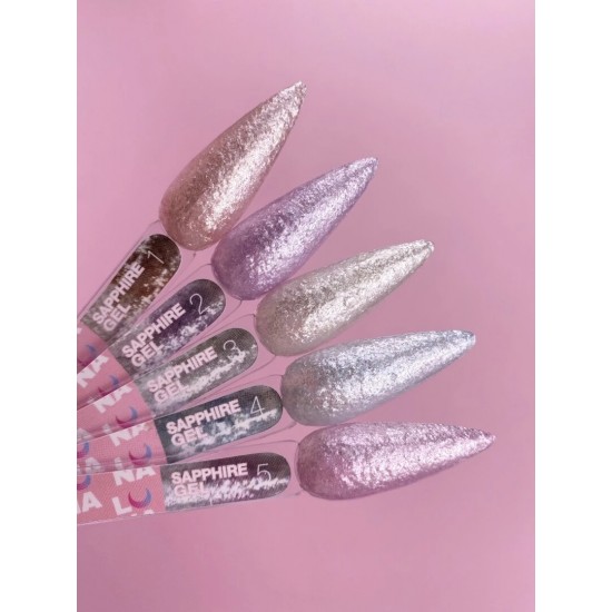 Nail glitter Sapphire Gel no.3 5ml Lunamoon