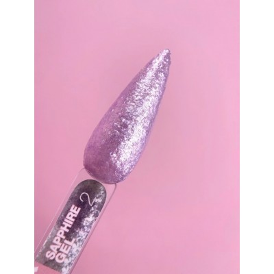Nail glitter Sapphire Gel no.2 5ml Lunamoon