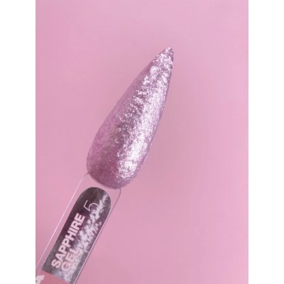 Nail glitter Sapphire Gel no.5 5ml Lunamoon
