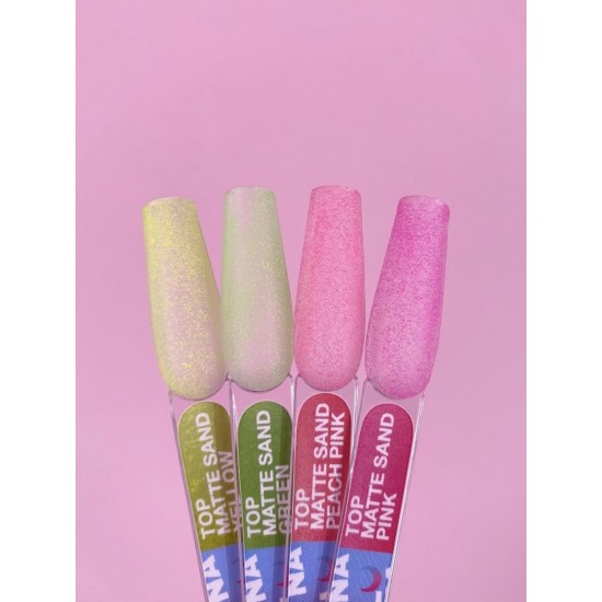 Gel Top Matte Sand Green 13 ml Lunamoon