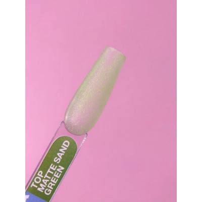 Gel Top Matte Sand Green 13 ml Lunamoon