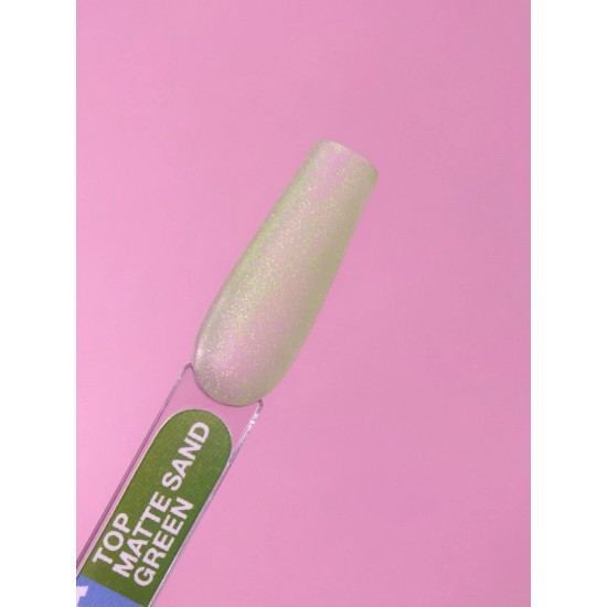 Gel Top Matte Sand Green 13 ml Lunamoon
