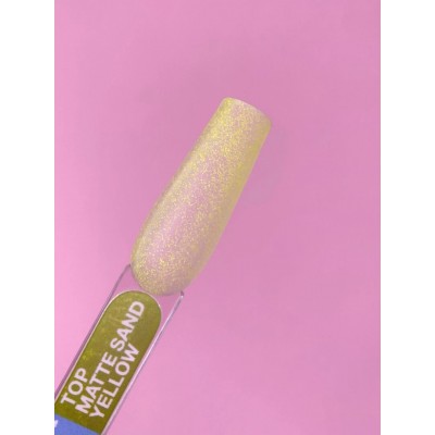 Gel Top Matte Sand Yellow 13 ml Lunamoon