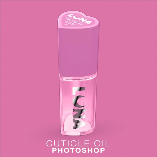 Dry cuticle oil with strawberry and cream aroma Photoshop Oil 5 ml Lunamoon