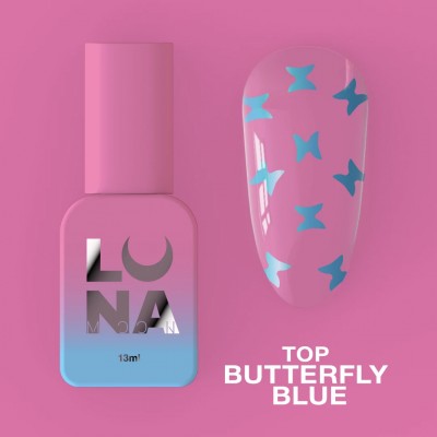 Top gel Butterfly Blue 13 ml Lunamoon