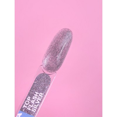 Top gel Flash Silver 13 ml Lunamoon