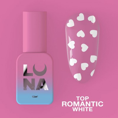 Top gel Romantic White 13 ml Lunamoon