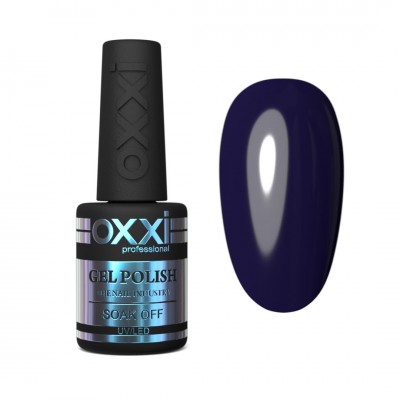 Gel polish OXXI 10 ml 121 gel (dark gray-blue with barely noticeable microblase)