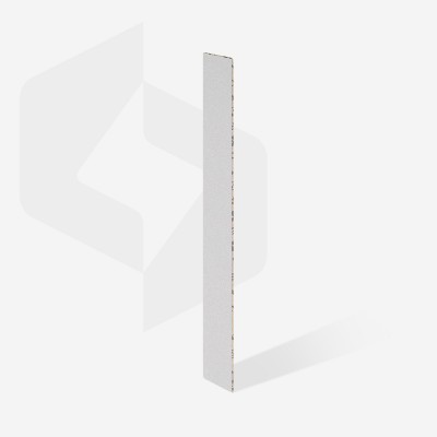Refill set nail file white papmAm streight file EXPERT 22 150 grit (50 pcs)