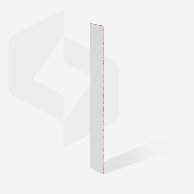 Refill set nail file white papmAm streight file EXPERT 22 240 grit (50 pcs)