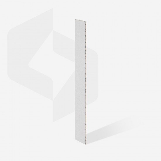 Refill set nail file white papmAm streight file EXPERT 22 240 grit (50 pcs)