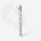 Refill set nail file white streight file soft EXPERT 20 240 grit (30 pcs)