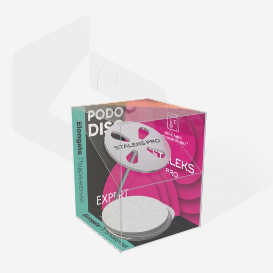 PODODISC STALEKS PRO L set with refill 180 grit 5 pcs (25 mm)