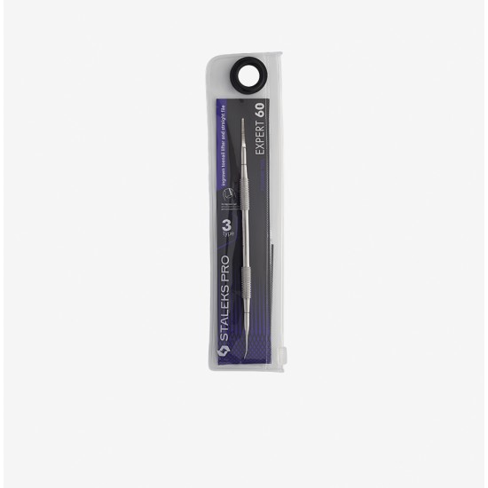 Pusher pedicure EXPERT 60 TYPE 3 (straight-file file with curved end) PE-60/3 STALEKS