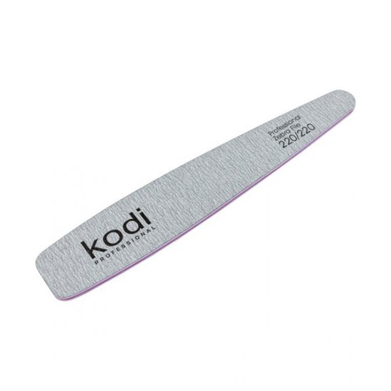 no.115 File conical form 220/220 grey 178*32*4 mm Kodi - Kodi professional