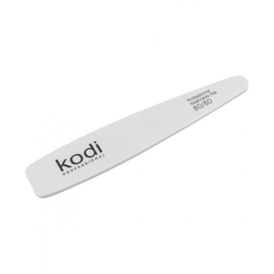 no.25 File conical form 80/80 white 178*32*4 mm Kodi - Kodi professional
